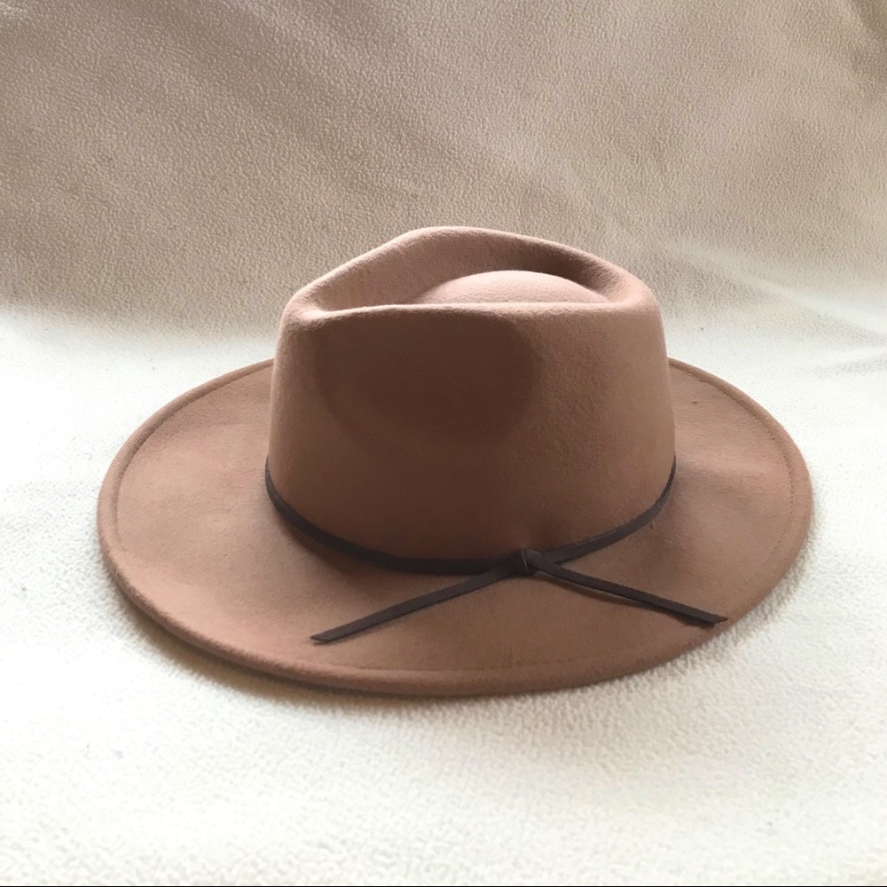 Soft brown wool hat